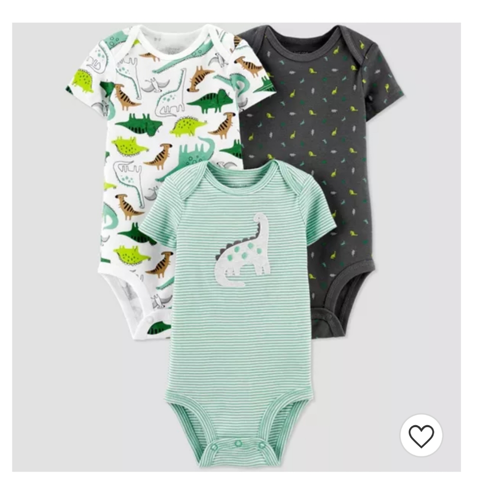 Dino Newborn Onsie Set